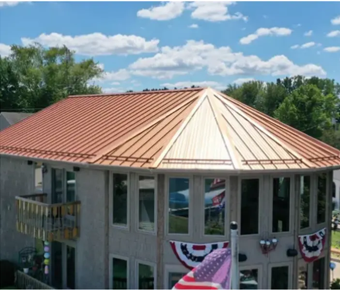 Flashing and seam work in Knightstown